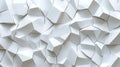 Abstract White Geometric Polygonal Background Texture. Generated Using AI Royalty Free Stock Photo