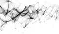 Abstract geometric background featuring a plexus mesh structure in monochrome