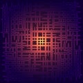 Abstract geometric background with graphic visualization of data, interaction, science, technology. Futuristic structure of inform