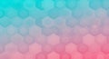 Abstract Geometric Background with Hexagonal Pattern in Gradient Colors Combination Royalty Free Stock Photo