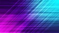 Abstract geometric background. Intersecting lines. Dark futuristic backdrop. Pink blue gradient Royalty Free Stock Photo