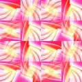 Intricate squares pattern yellow orange pink red violet shifted Royalty Free Stock Photo