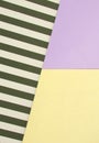 Abstract geometric background with lilac, yellow, black and white striped color, creative idea for designer, pattern