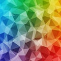 Abstract geometric background with a low-poly, triangular pattern Royalty Free Stock Photo