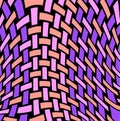 Abstract rectangles pattern orange pink purple black netting Royalty Free Stock Photo