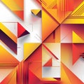 Abstract geometric background with overlapping triangles.