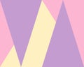 Abstract geometric background, pattern lilac pink yellow triangles. Royalty Free Stock Photo