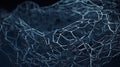 Abstract geometric background. Plexus mesh backdrop.