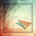 Abstract geometric background with polygons Royalty Free Stock Photo