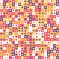 Random colored abstract geometric mosaic pattern background