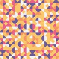 Random colored abstract geometric mosaic pattern background