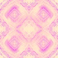 Seamless delicate floral diamond pattern pink Royalty Free Stock Photo