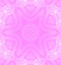 Seamless regular floral pattern pink violet centered