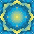 Abstract geometric background. Seamless pattern design. Mosaic decorative structure. Vector illustration. Magic mandala Royalty Free Stock Photo