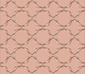 Seamless regular diamond pattern pink brown