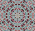 Seamless circle pattern red violet turquoise gray centered