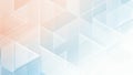 Abstract Geometric Background Soft Blue Peach White Hexagon Pattern Royalty Free Stock Photo
