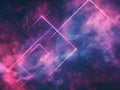 Abstract geometric background - Space galaxy design