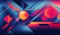 Abstract geometric background with space for text.