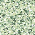 Abstract geometric background with triangles in camouflage style. Seamless khaki pattern