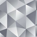 Abstract geometric background with triangular patterns in shades of gray Royalty Free Stock Photo