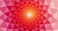 Abstract geometric background with vibrant red and orange triangular patterns Royalty Free Stock Photo