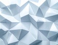 Abstract Geometric Background with White Polygonal Mosaic Surface Texture Royalty Free Stock Photo