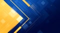Abstract Geometric Background with Yellow and Blue Gradients Royalty Free Stock Photo