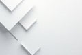Abstract geometric banner White and gray square layers, halftone texture , squares, clean, simple