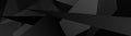 Abstract geometric black shapes with dynamic triangles and shadows