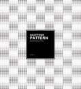 Abstract geometric black square pattern halftone style background Royalty Free Stock Photo