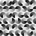Abstract geometric black and white background Royalty Free Stock Photo