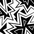 Abstract geometric black and white background