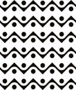 Abstract geometric black and white background, seamless pattern, vector background. Royalty Free Stock Photo