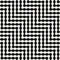 Abstract geometric black and white graphic design optic illusion pattern Royalty Free Stock Photo