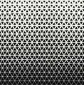 Abstract geometric black and white graphic design triangle halftone pattern Royalty Free Stock Photo
