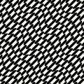 Abstract geometric black and white graphic design weave unique pattern background
