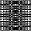 Abstract geometric black and white graphic halftone hexagon pattern background Royalty Free Stock Photo