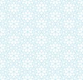 Abstract geometric blue deco art pillow star pattern