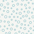 abstract geometric blue deco vector bubbles pattern