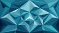 Abstract geometric blue diamond pattern with origami style Royalty Free Stock Photo