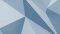 Abstract Geometric Blue and Gray Triangle Pattern Background Royalty Free Stock Photo