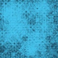 Abstract geometric blue seamless pattern simulating textile texture