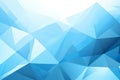 Abstract Geometric Blue Triangles Background Royalty Free Stock Photo