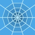 Geometric blue spiderweb design background Royalty Free Stock Photo