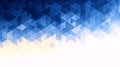Abstract Geometric Blue and Yellow Gradient Background Royalty Free Stock Photo