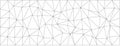 Abstract geometric chaos pattern with triangular shapes for modern design and art projects