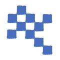 Abstract Geometric Checkerboard Pattern vector