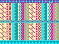 Abstract geometric cheerful pattern