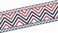 Abstract geometric chevron pattern repeating zigzag design, vector design Generative AI Royalty Free Stock Photo